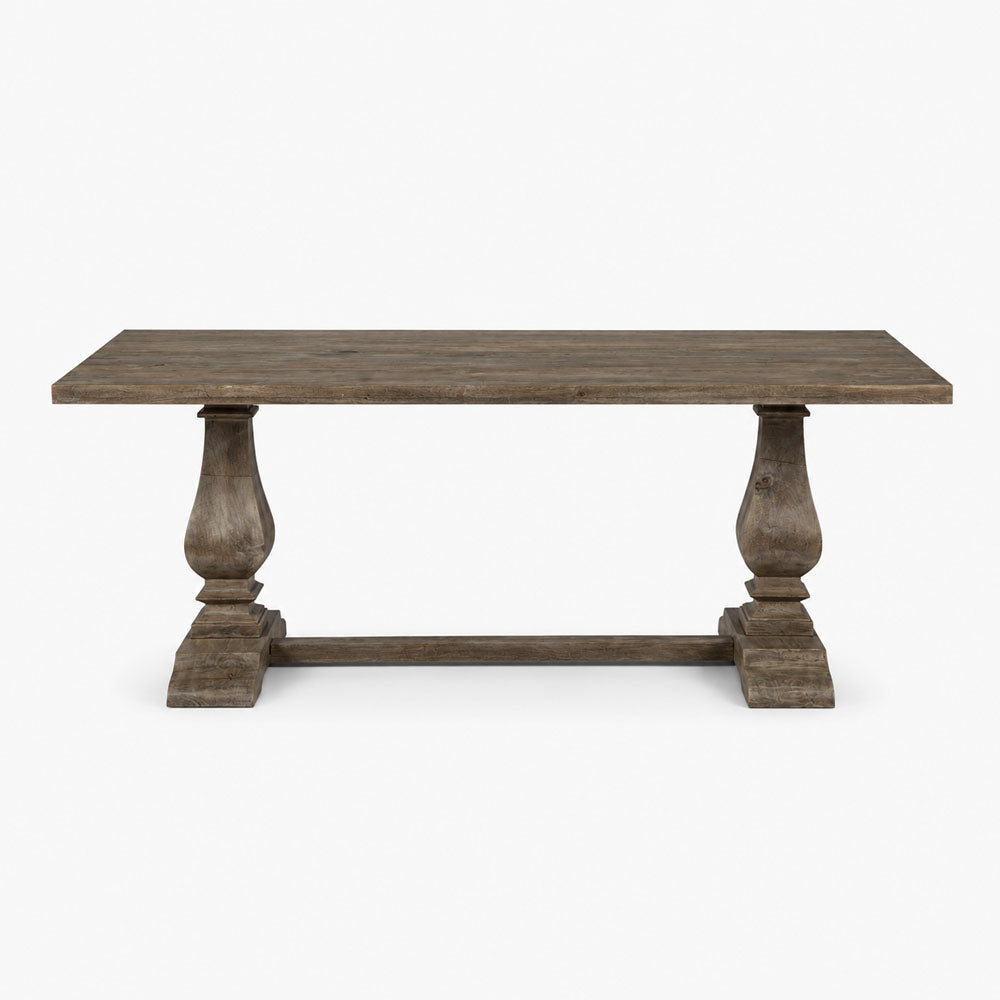 Alaric Mango Wood Dining Table | Walnut