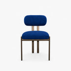 Fairmont Polyester Dining Chair | Blue