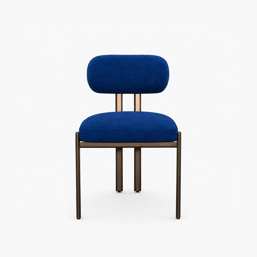 Fairmont Polyester Dining Chair | Blue