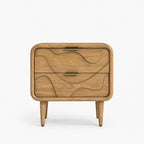 Merit Mango Wood Bedside Table | Natural