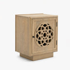 Serenity Mango Wood Bedside Table | Natural