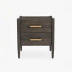 Molly Mango Wood Bedside Table | Walnut