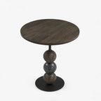 Julia Mango Wood Side Table | Walnut