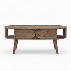 Dakota Mango Wood Coffee Table | Walnut