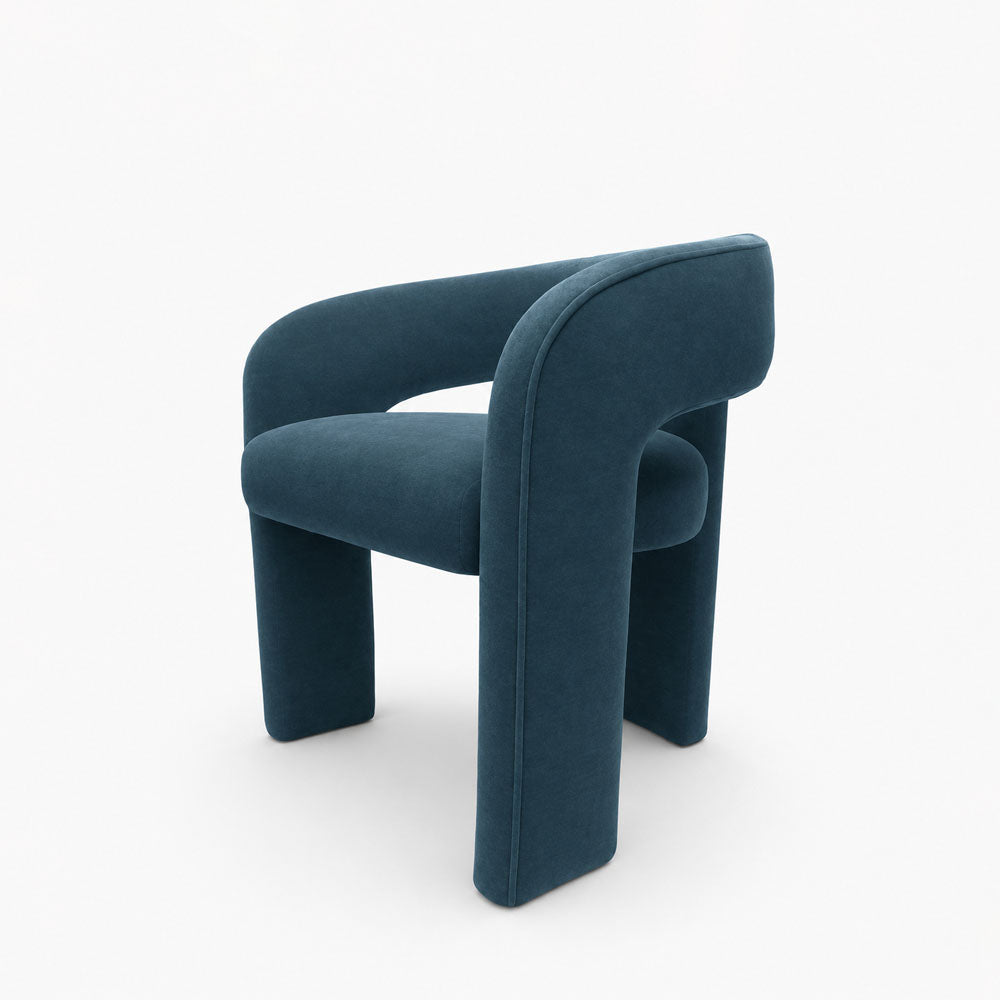 Hemlock Polyester Dining Chair | Green