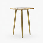 Dante Agate Side Table | Beige