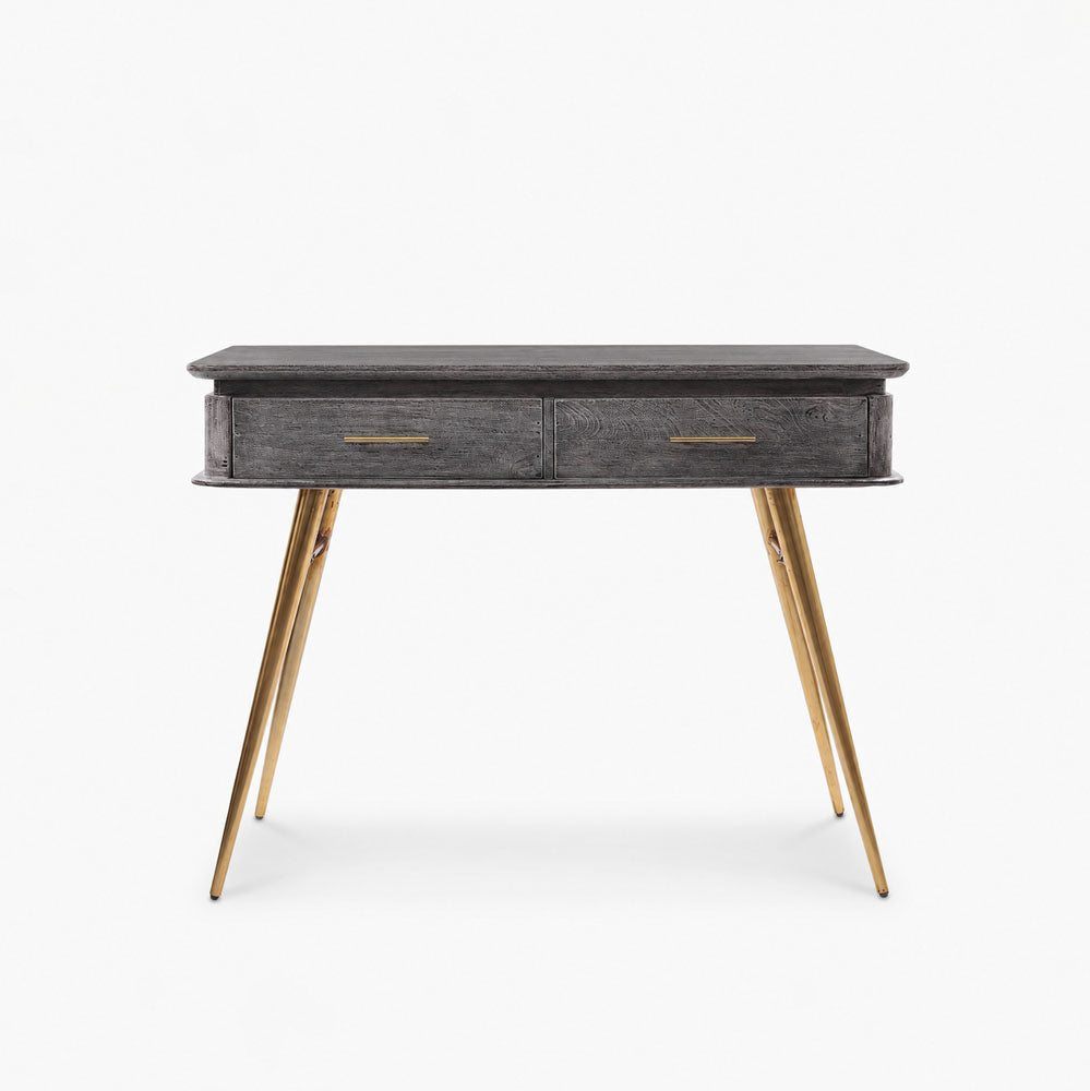 Casey Mango Wood Console Table | Grey
