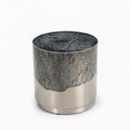 Marina Iron Side Table | Silver