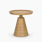 Kira Mango Wood Side Table | Natural