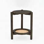 Enola Mango Wood Side Table | Walnut