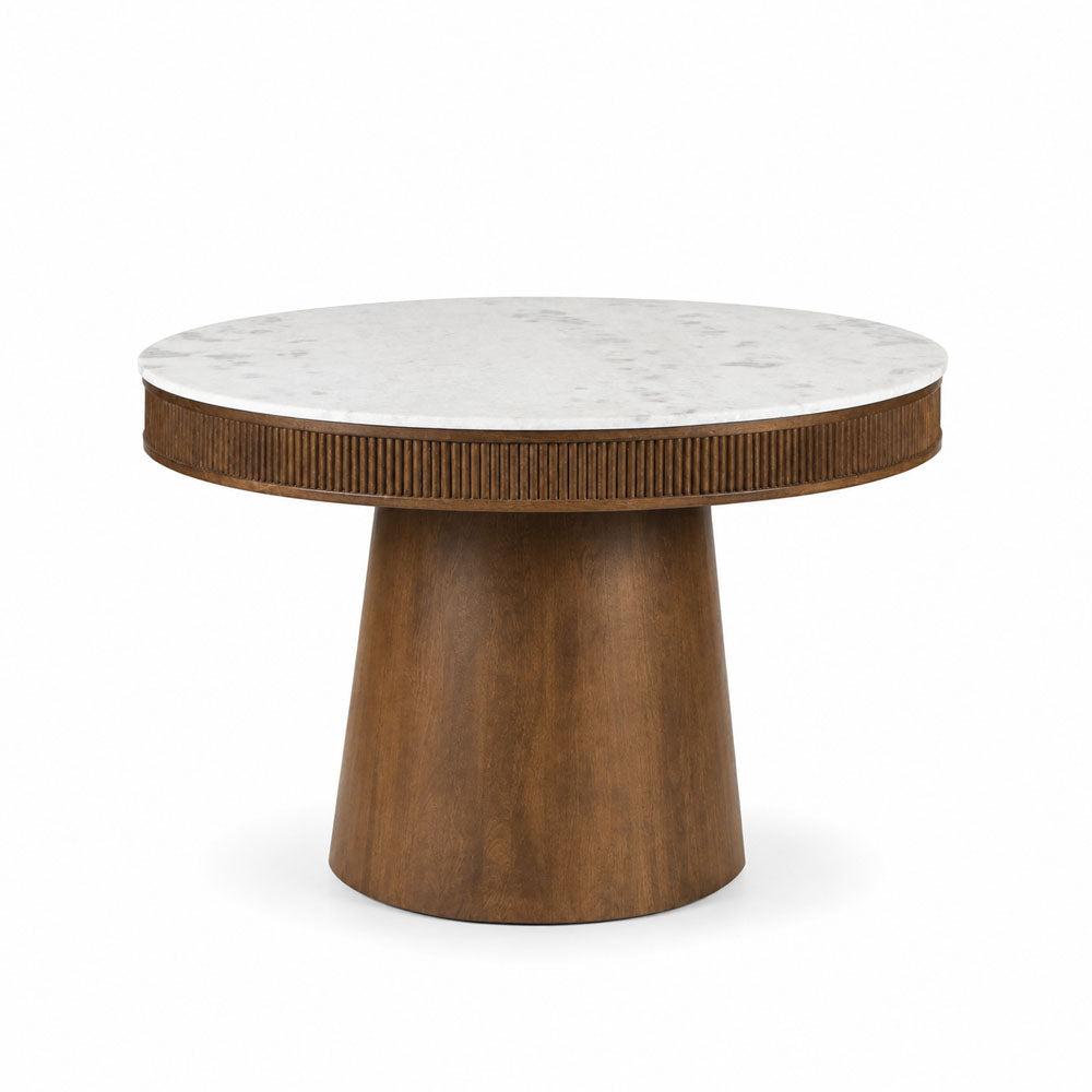 Gabe Marble Dining Table | Brown