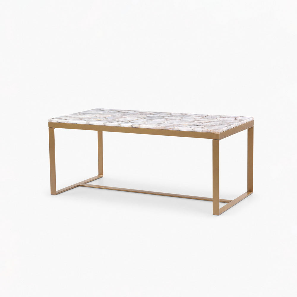 Arielle Agate Coffee Table | Pearl Agate