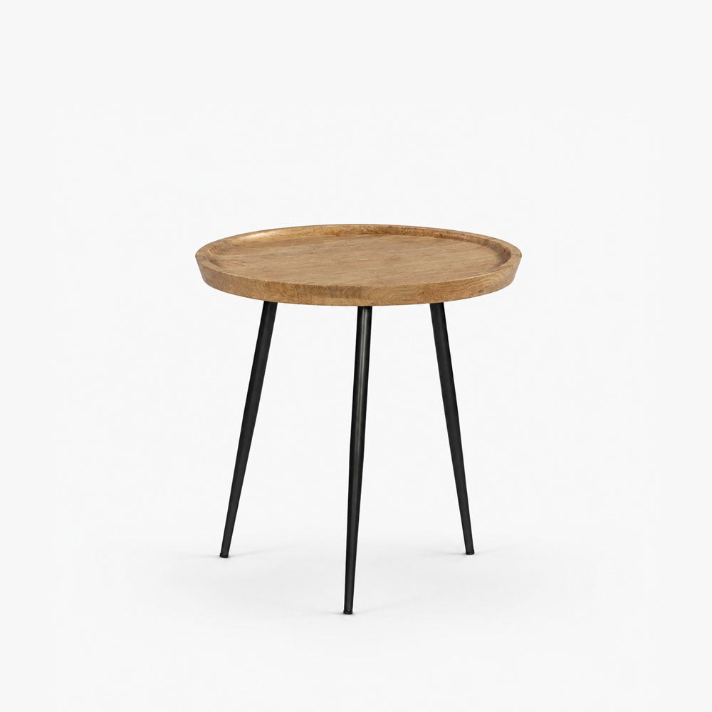 Lindsey Mango Wood Side Table | Honey