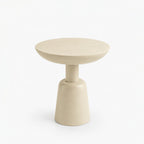 Nola Acacia Wood Side Table | Cream