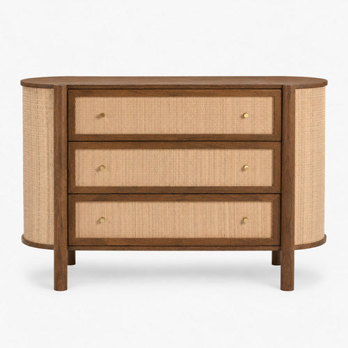 Bowen Mango Wood Drawer Chest | Brown