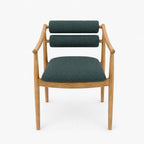 Linden Acacia Wood Dining Chair | Green