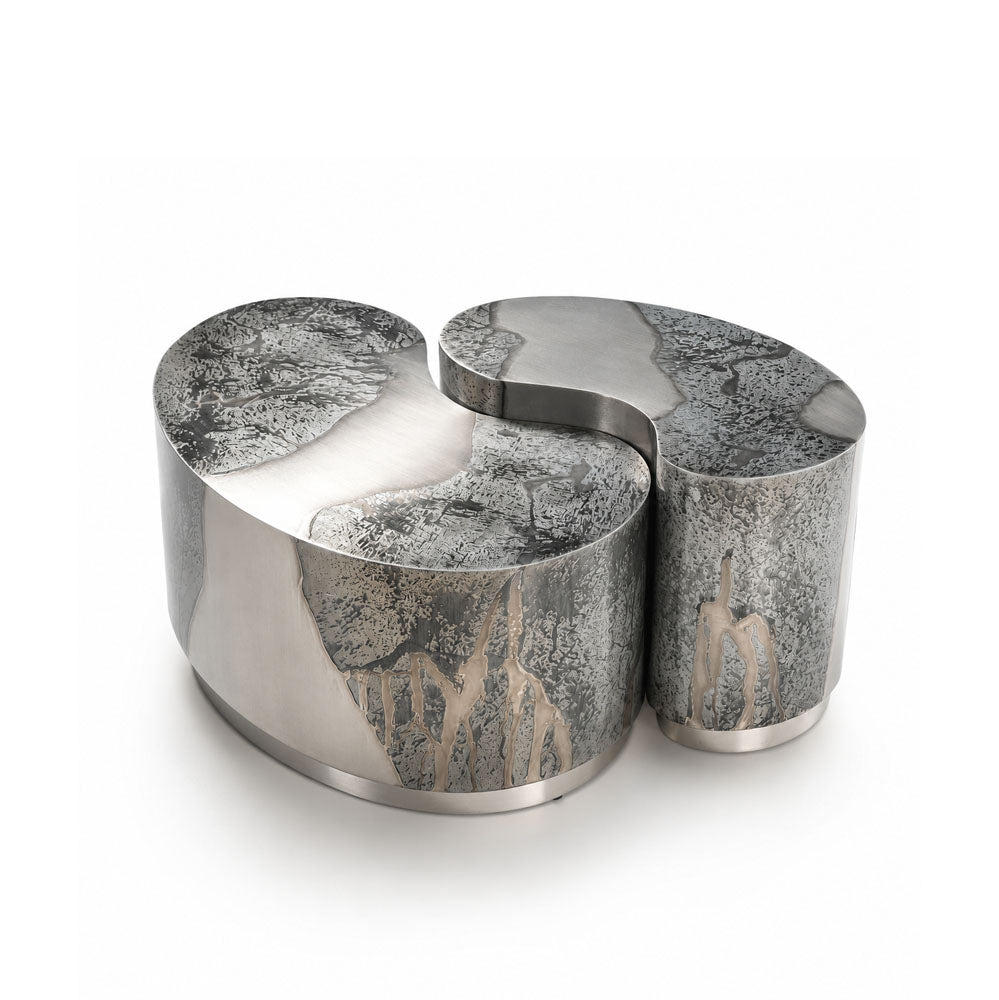 Marina Iron Coffee Table | Silver
