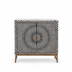 Onyx Bone Inlay Cabinet | Black