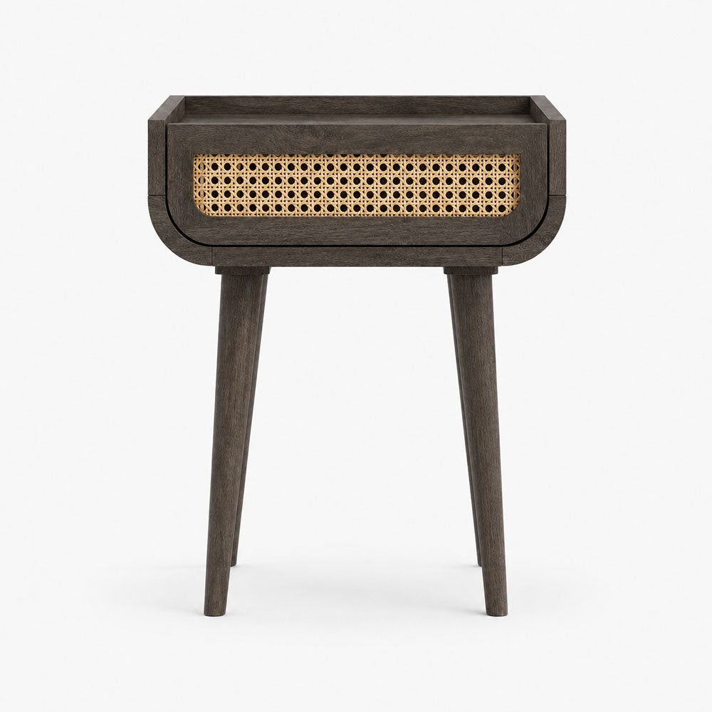 Jace Mango Wood Bedside Table | Walnut | Light Wood