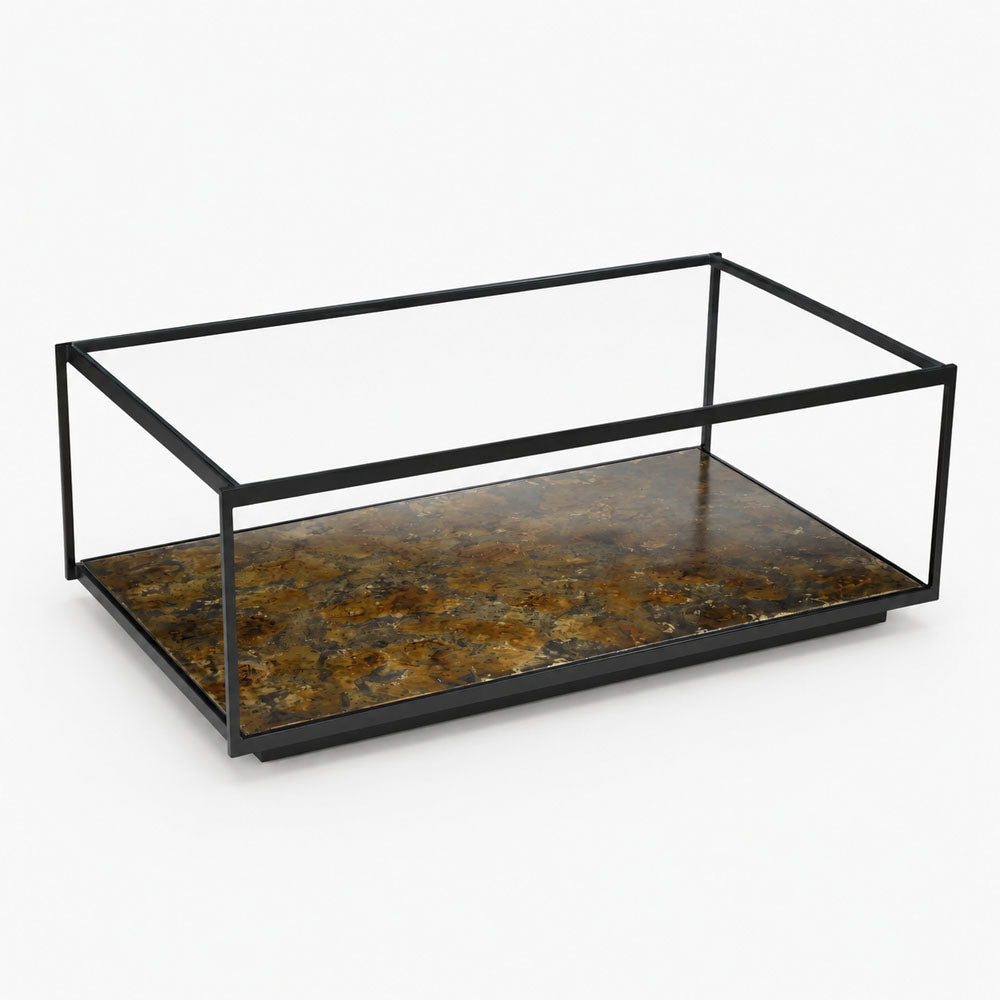Luna Iron Coffee Table | Gold