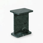 Julian Marble Side Table | Forest Green