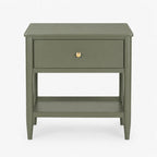 Diana Mango Wood Bedside Table | Green | Blue