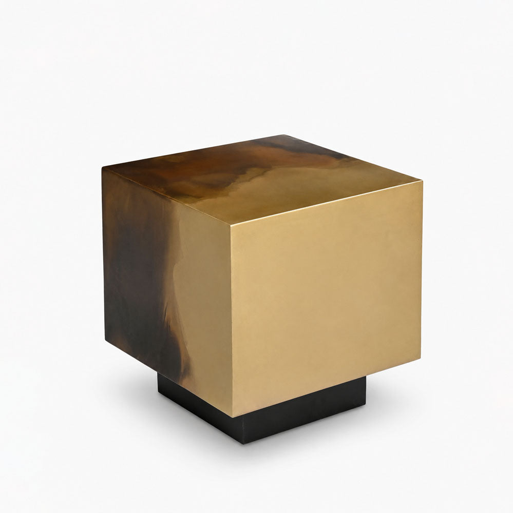 Tara Iron Side Table | Gold