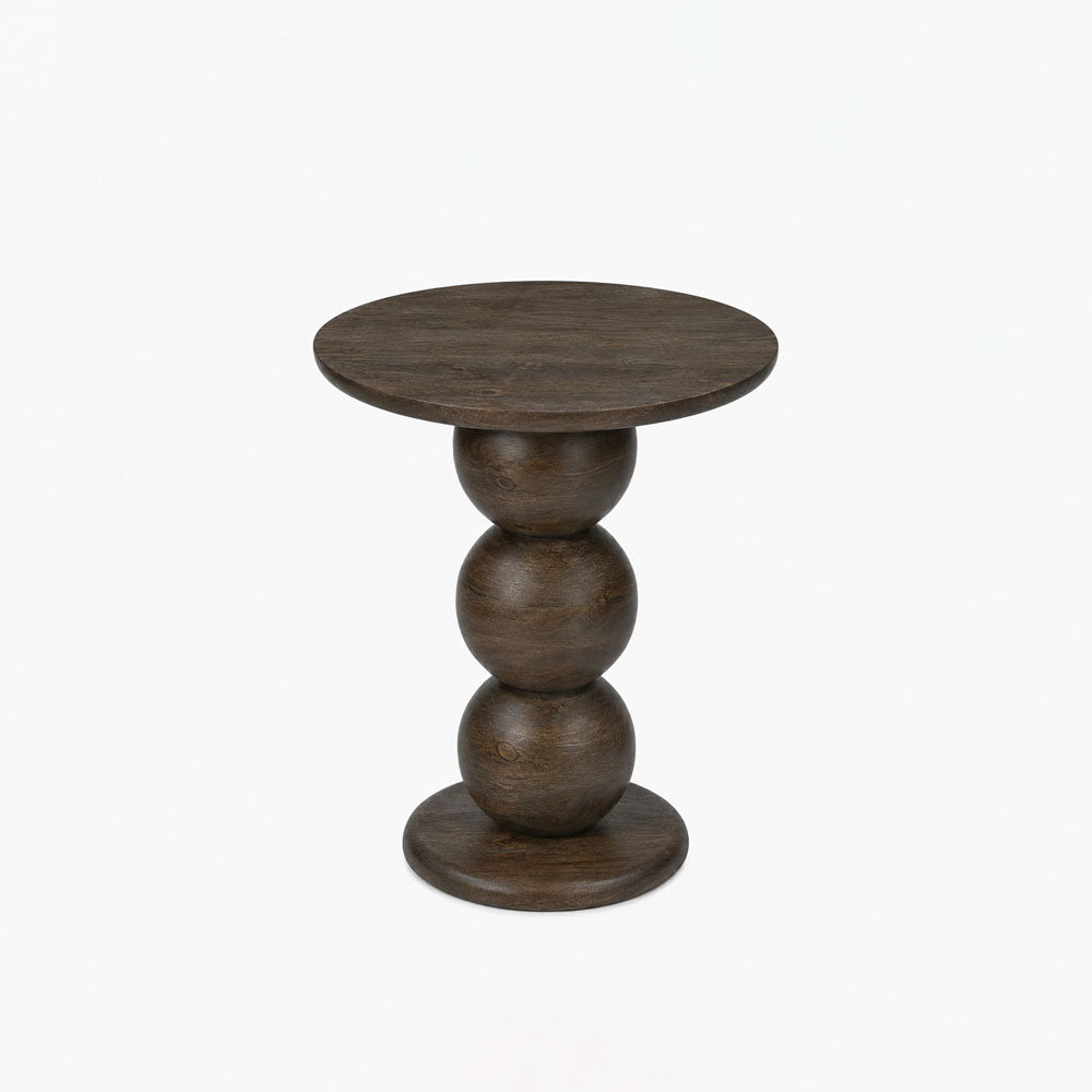 Jane Mango Wood Side Table | Walnut