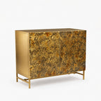 Luna Iron Cabinet | Gold | Door Iron Cabinet