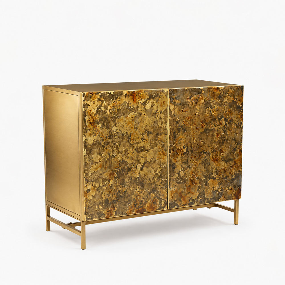 Luna Iron Cabinet | Gold | Door Iron Cabinet