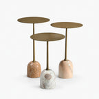 Cleo Marble Side Table | Set of 3 | Gold