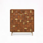River Mango Wood Cabinet | Honey