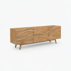 Tess Mango Wood Media Unit | Natural