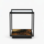 Stella Iron Side Table | Rust