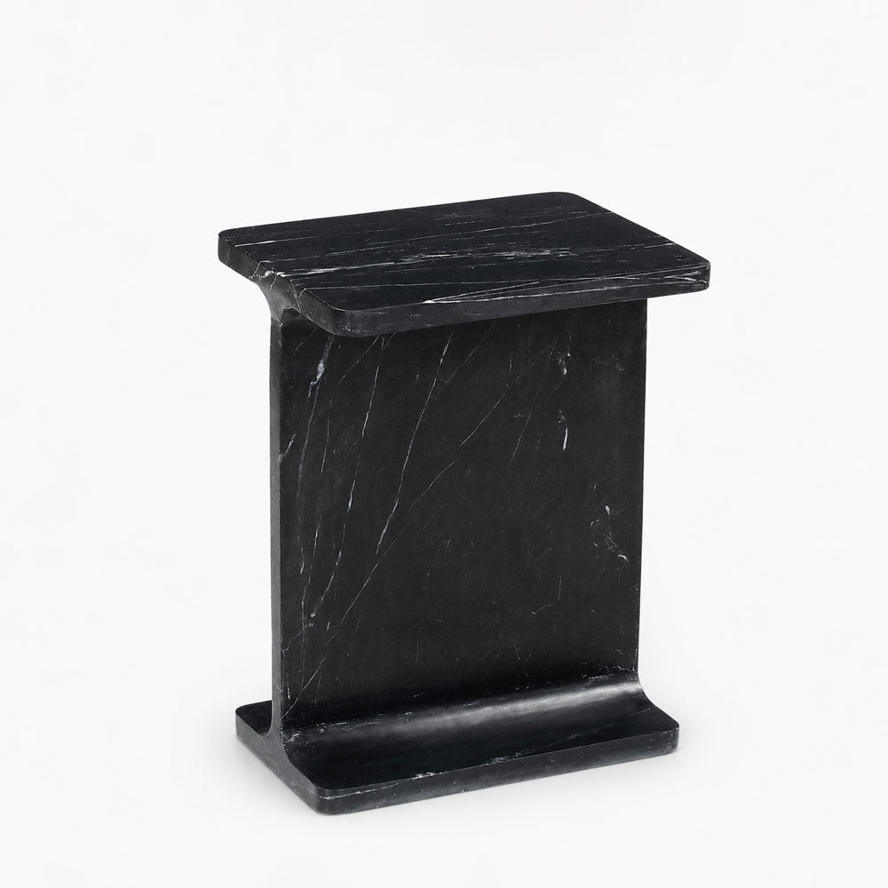 Julian Marble Side Table | Marine Black