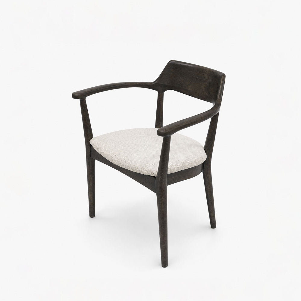 Grove Polyester Dining Chair | Walnut
