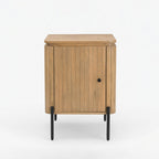 Bess Mango Wood Bedside Table | Natural