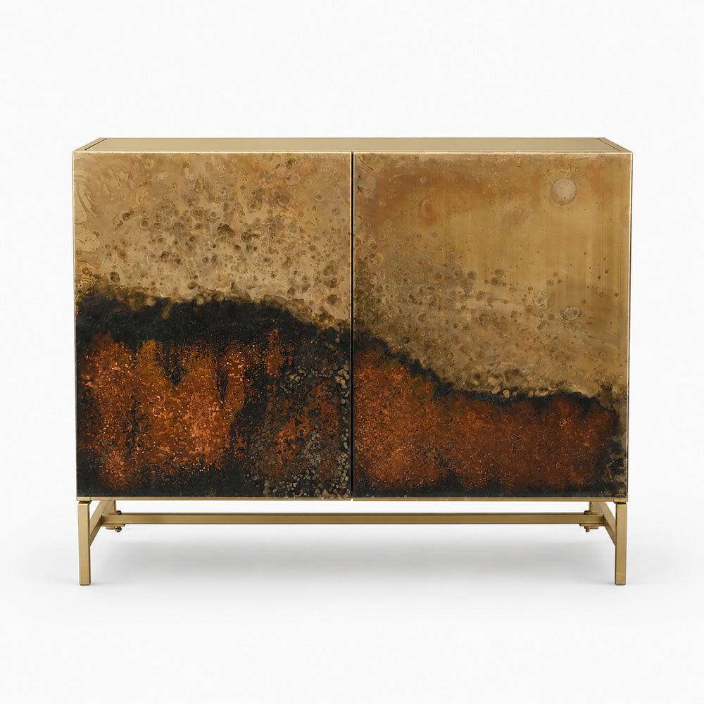 Stella Iron Cabinet | Rust