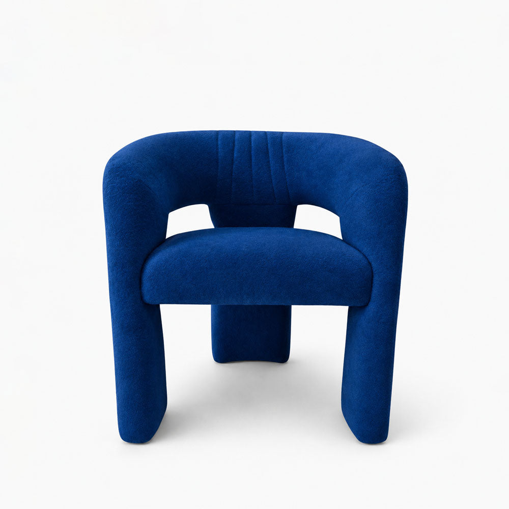 Hemlock Polyester Dining Chair | Blue