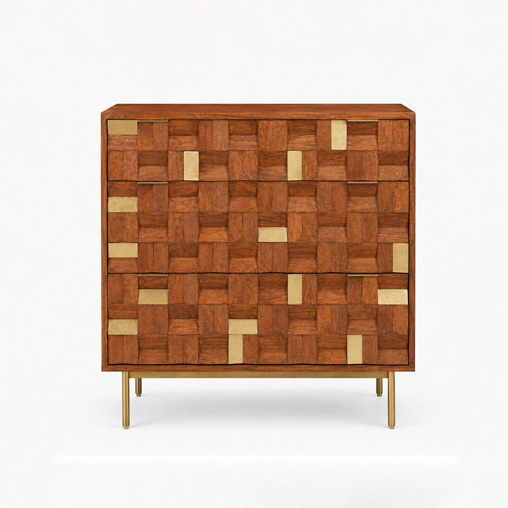 River Mango Wood Drawer Chest | Honey