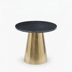 Savannah Marble Side Table | Black