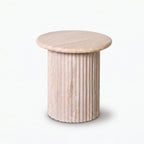 Comfort Marble Side Table | Travertine