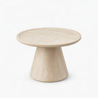 Strider Acacia Wood Coffee Table | Cream