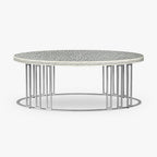 Maren Bone Inlay Coffee Table | Grey