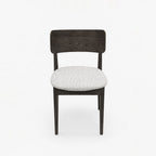 Naomi Polyester Dining Chair | Walnut