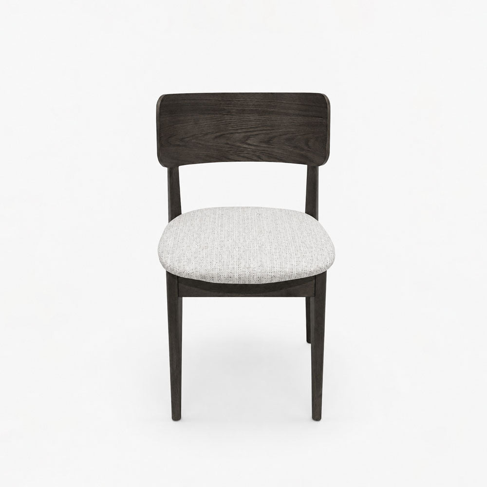 Naomi Polyester Dining Chair | Walnut