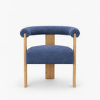 Harper Polyester Dining Chair | Blue