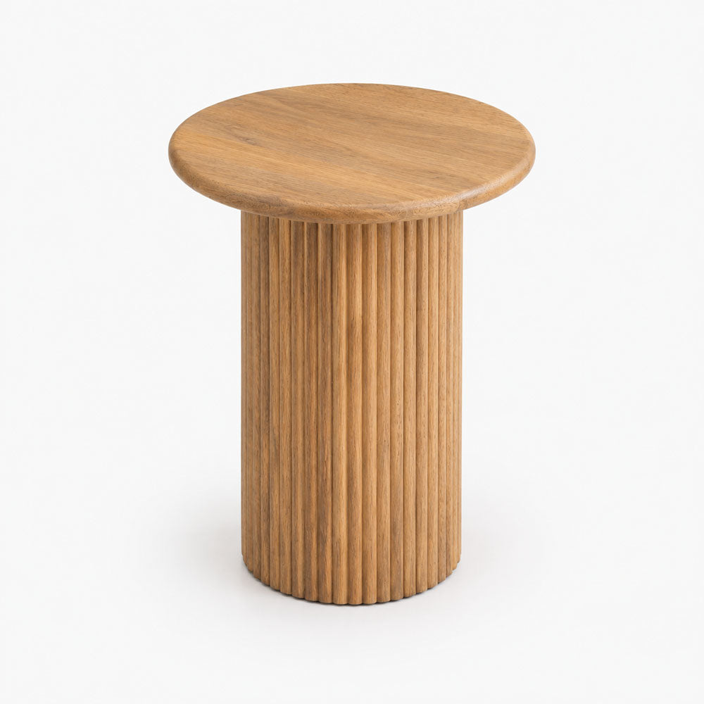 Cedric Mango Wood Side Table | Honey
