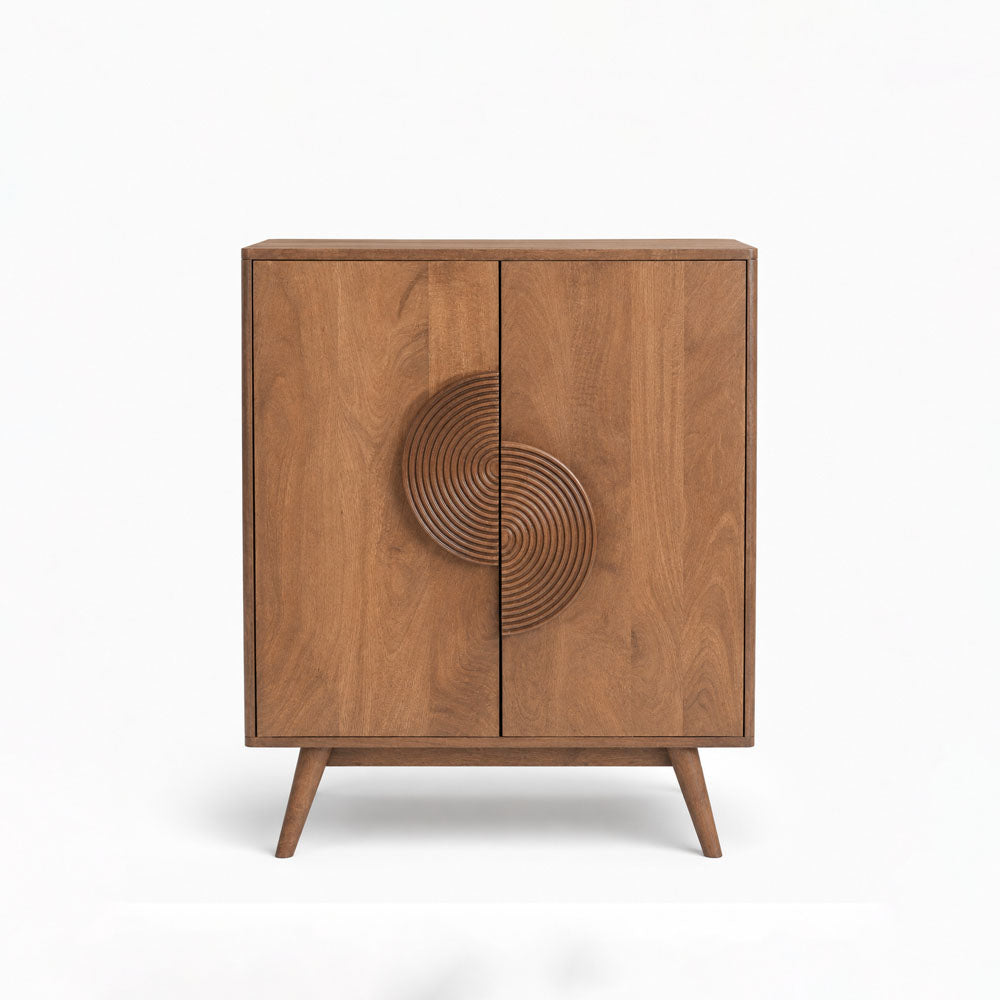 Dane Mango Wood Cabinet | Honey