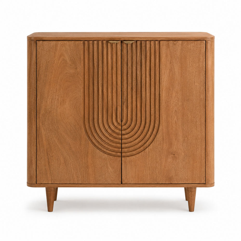 Aviso Mango Wood Cabinet | Honey
